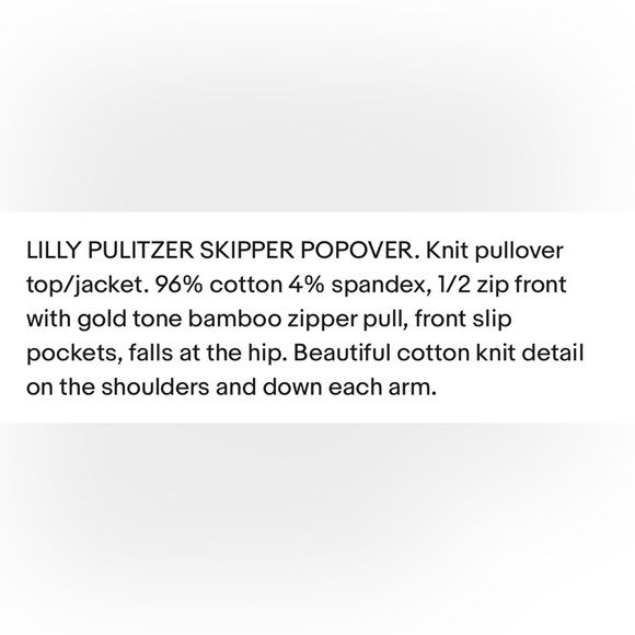 Lilly Pulitzer Skipper Popover UPF 50 - Picture 7 of 9